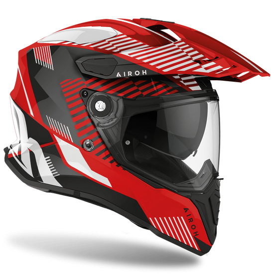 Airoh Casco On/Off Commander BOOST RED GLOSS - LGMoto SRL