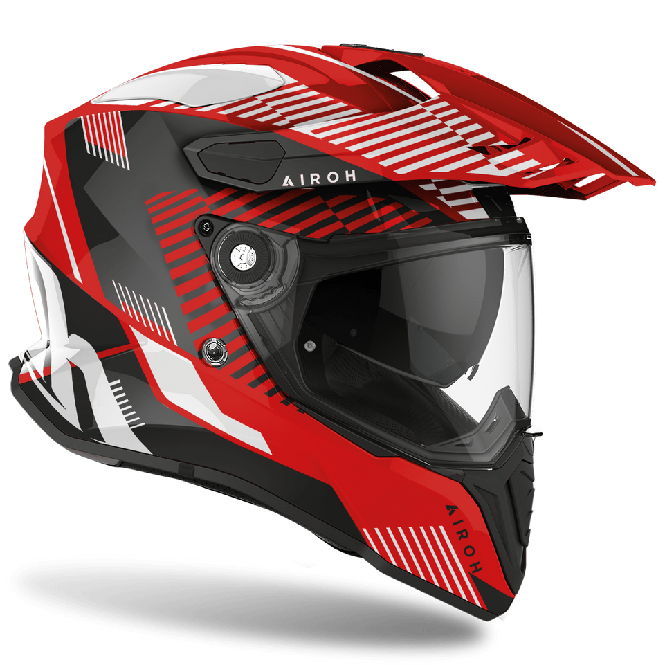 Airoh Casco On/Off Commander BOOST RED GLOSS - LGMoto SRL