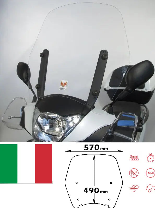 Isotta parabrezza tipo originale per Honda SH 125i 150i 2009 2010 2011 2012 - LGMoto SRL