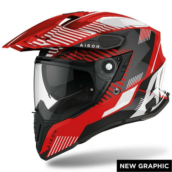 Airoh Casco On/Off Commander BOOST RED GLOSS - LGMoto SRL