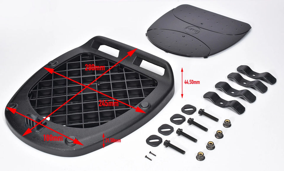 GIVI Bauletto Monolock 30lt + Piastra Universale per Moto / Scooter - LGMoto SRL
