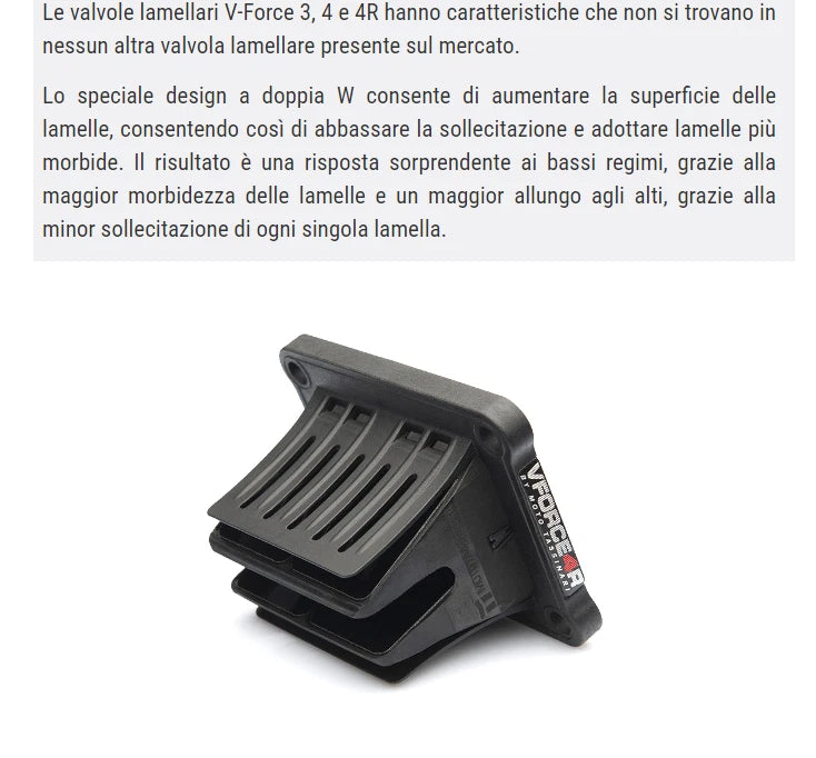 Pacco lamellare PER Suzuki RM 125 (89-12) - V-Force 3 - LGMoto SRL