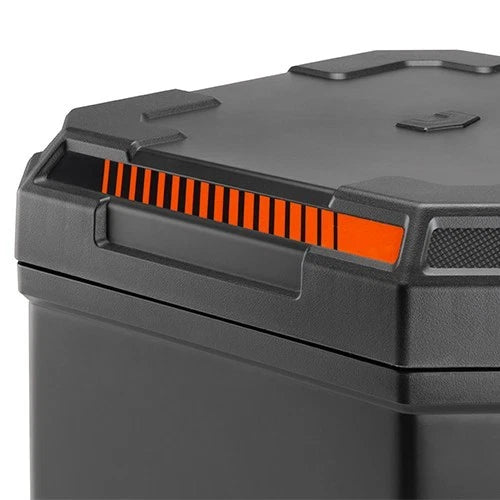 KAPPA Bauletto Moto MONOLOCK® Nero K’Box 37lt con Piastra e Kit Fissaggio