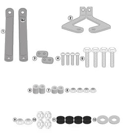 Kappa Kit Attacchi / Staffe 440AK - 441AK per KYMCO Agility 125 R16+ 2014 - 2026 - LGMoto SRL