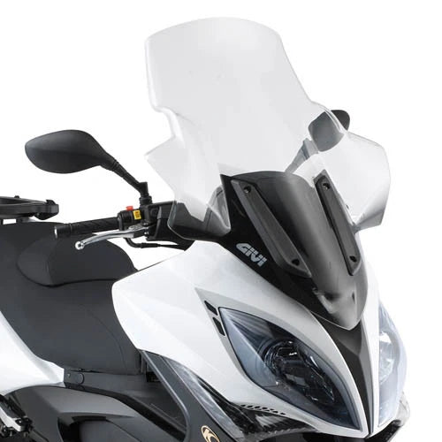 GIVI solo Parabrezza Trasparente 85,5 x 66 per Kymco XCiting R 500i 2009-2014