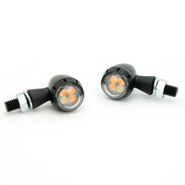 Barracuda Coppia Frecce Led Optical S-LED 2 B-LUX Alluminio Billet Omologate Universali Moto