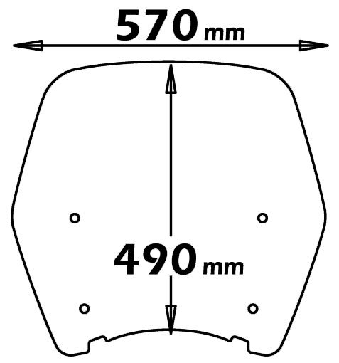 Isotta parabrezza tipo originale per Honda SH 125i 150i 2009 2010 2011 2012 - LGMoto SRL