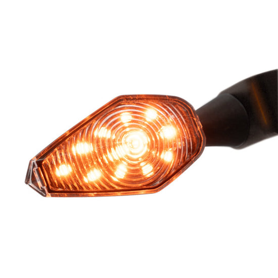 Barracuda coppia frecce Miniviper Led Nere Omologate Universali Moto - LGMoto SRL